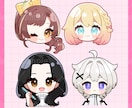 ポップで可愛いミニキャラ描きます 最短納品5日！幅広く使いやすい可愛いミニキャラです イメージ10