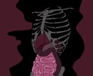 個性派サブカル系イラスト描きます 内蔵露出系女子描いていきます！個性を出したい人オススメです！ イメージ4