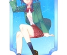 明るくきらめく爽やかなイラスト作成致します SNS、動画、配信、立ち絵、ミニキャラetc.に対応してます イメージ4