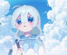 歌ってみた動画のサムネイル描きます 先着5名限定3000円！3日納期◎歌ってみた用サムネイル制作 イメージ1