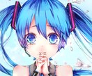 配信・SNSアイコン・MV用イラスト描きます 歌ってみた・ヘッダー・一枚絵、キャラデザ等ご相談ください。 イメージ1