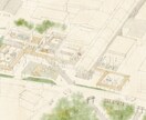 手書きの建築パースを作成いたします 現役建築士が作成!優しいタッチで仕上げます イメージ3