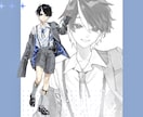 立ち絵/TRPG・配信等/高品質イラスト描きます 写実的な服の表現で、魅力的な立ち絵を制作します イメージ2
