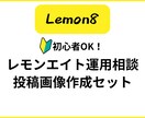 Lemon8レモンエイトの相談と画像作成をします 運用の方向性を考えて画像を作成します。 イメージ1