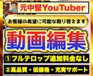 元中堅YouTuberが丁寧な動画編集します ※受注頂いたら無料で動画を伸ばす方法など質問なんでも答えます イメージ1