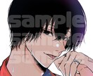 SNS用カラーアイコン作成します 代理キャラクター、オリジナルキャラクターのアイコン作成 イメージ2