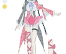 世界観のあるオリジナルキャラをデザインします 配色やモチーフまで丁寧に制作します イメージ2