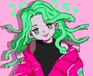 ポップでクセになる！唯一無二のイラスト、描きます 見る人の心を掴む、印象的な一枚絵を制作！ イメージ1