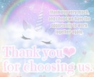 天使の羽Thank youカード作ります 癒し系デザインでハンドメイド梱包に最適 イメージ3