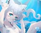 サムネや１枚絵にどうぞ！高品質イラストお描きします アニメ調の塗りで可愛く仕上げます！ イメージ5