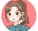 おしゃれでかわいいアイコン・イラスト描きます SNSやブログなどに使えるイラストをお描きします！ イメージ6