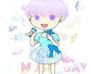SNS用各種イラストアイコン絵描きます デフォルメされたミニキャラ絵を描きます。 イメージ1