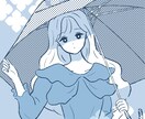 シンプルでかわいいイラスト作成します 商用利用OK・アイコン・広告・グッズなどの用途で使用できます イメージ1
