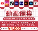 丸投げOK！YouTube等の動画編集します ジャンル問わずOK！丁寧なコミュニケーションを心がけます！ イメージ1