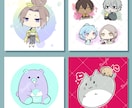 SNSなどに使えるアイコンやイラストを描きます 可愛い＆カッコいいキャラを描きます イメージ4