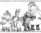 やさしい絵本タッチのモノクロイラスト製作致します 挿絵、教材、新聞など幅広くご活用可能！ イメージ6