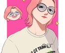 シンプルなバストアップの似顔絵作成します アイコンやホーム画面などにも使用しやすいイラストです。 イメージ4