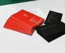 名刺・カードデザインします シンプルな文字組みでスッキリデザイン イメージ1