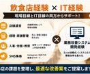 元飲食店責任者×エンジニアが店舗の悩みを解決します 売上・原価・人件費・業務効率化のお悩みを30分で整理します! イメージ4