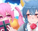 アイコン/立ち絵/サムネイルイラスト描きます 可愛い女の子やキャラクターを中心にご相談に合わせて制作します イメージ1