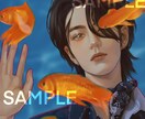 イラスト・似顔絵を描きます 夢幻的で繊細✿質感にこだわった厚塗りイラストを描きます イメージ3