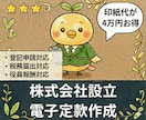 株式会社設立の【電子定款作成・定款認証】代行します オプションで登記申請、税務届出にも対応 イメージ2