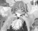 アイコンなどのイラストを制作します 主に白黒キャラクターイラストを制作します。 イメージ9