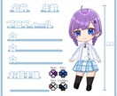 コテキャシート描きます デフォルメの可愛いコテキャシートはどうですか？ イメージ2