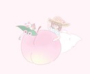 ゆるいイラスト描きます ゆるくてシンプルなイラスト描きます( *´~`) イメージ8