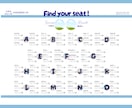 プロフィールブックテンプレの席次表データ追加します ※他サービスの有料オプションサービス イメージ1