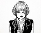 アイコンにしやすい線画似顔絵を作成します SNSのアイコンに！モノクロで個性を出せる似顔絵を作成！ イメージ4