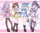 ポップで可愛いイラストをお描きします アイコン、立ち絵、動画・配信イラスト、グッズなど イメージ6