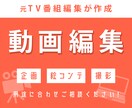 5月限定60％OFF☆動画編集します TV番組編集がスピード納品いたします！ イメージ1