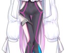 目を惹くVtuber様の立ち絵のイラスト承ります サムネイルやSNSアイコンに使用できるイラストを制作します イメージ6