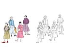 商用OK！おしゃれで繊細な線画イラスト制作します SNS・広告・雑誌向けも対応！ イメージ5