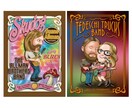 グラフィックアーティストが似顔絵を描きます 記念・ウェルカムボードの似顔絵をポスター風に制作致します。 イメージ2