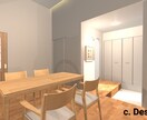 低価格*高品質の住宅内観3Dパースを作成いたします お手頃価格のシンプルなプランをご用意しました イメージ9