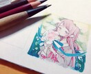 透明水彩を使用した原画販売をさせて頂きます お客様のご要望にお答えしたイラストを描かせていただきます！ イメージ2