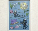 お店のポスターアートを水彩画風イラストで描きます お店のコンセプトをイラスト化して店内を華やかにしませんか♪ イメージ5
