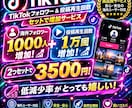TikTokのフォロワー+再生回数を増やします 外国人リアルフォロワー1000人×再生回数1万回セットプラン イメージ3