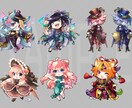 バストアップイラスト・SDイラスト制作致します 可愛い・格好いい・ポップなど様々な用途に対応致します！ イメージ1