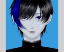 儚くて美しい中性的なキャラクターお描きします 美しいお顔を描くのが得意です。 イメージ3