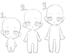 かわいいミニキャラ描きます アイコン・グッズに最適！SDキャラをお届けします イメージ2