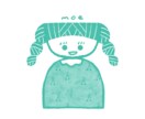 こけしみたいな༶ちょい似顔絵アイコン༶お描きします ラインやX、インスタなどのアイコンに使える◯線画イラストです イメージ6
