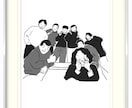 大切なご家族の「今」を、似顔絵に残します 手描きならではの温もりで ご家族の思い出を丁寧に描きます。 イメージ4