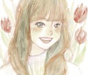 アナログ似顔絵をお描きします 透明水彩と色鉛筆で温かみのある雰囲気に仕上げます イメージ5