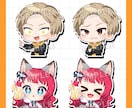 ミニキャラ(SD,デフォルメ)イラスト制作します グッズ/スタンプ/バッジ/SNSアイコン/サムネなどに！ イメージ8