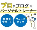 ブログが続かないお悩み解決します プロWebディレクターが習慣化・読まれる記事作りサポート！ イメージ1