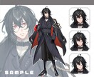 TRPGやゲームなどで使用できる立ち絵を描きます TRPGやゲーム、動画などに使用できる立ち絵を制作します イメージ2