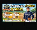 少年野球の悩み相談に現役指導者が乗ります 保護者や指導者の野球相談歓迎です イメージ1